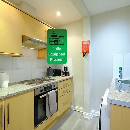 F2 Team Flat - 3 Separate Beds - Parking & 1gb Wifi Harrogate